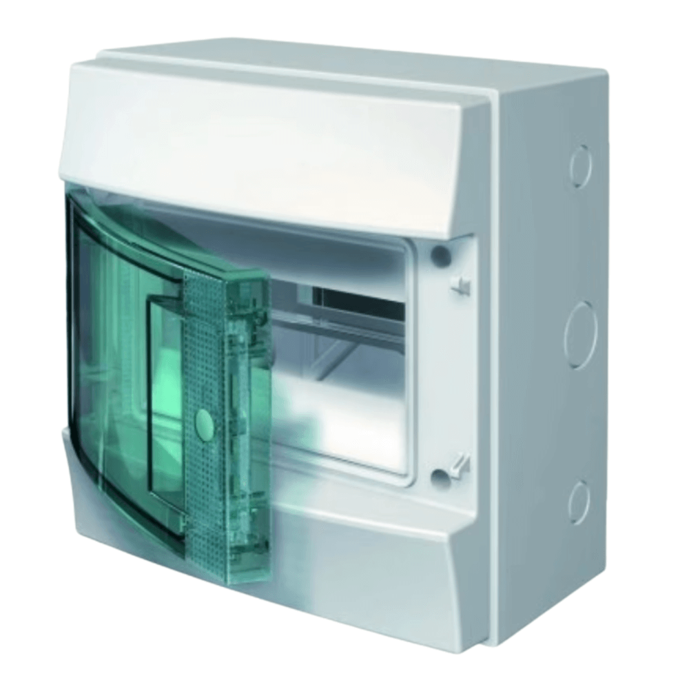 ตู้คอนซูเมอร์ยูนิตกันน้ำ 8 ช่อง ABB MISTRAL 8 MODULES (IP66 ฝาใส)_1